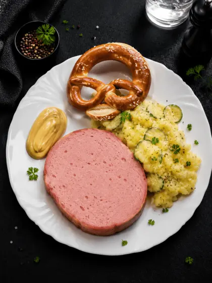 Svježe pečeni Leberkäse